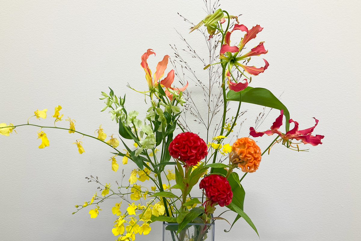 院内のお花